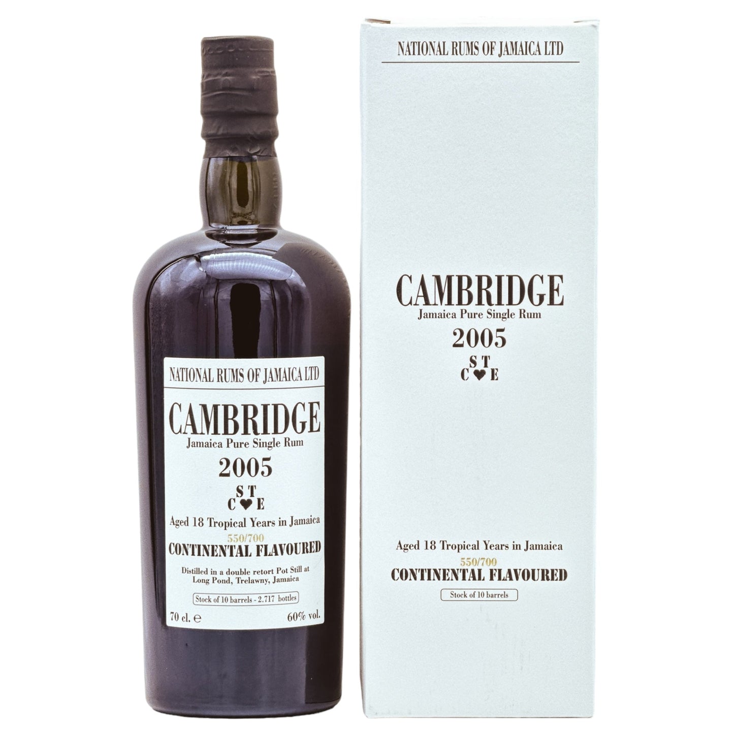 Cambridge 2005/2023 - Long Pond STCE Jamaica Pure Single RumGET A BOTTLE