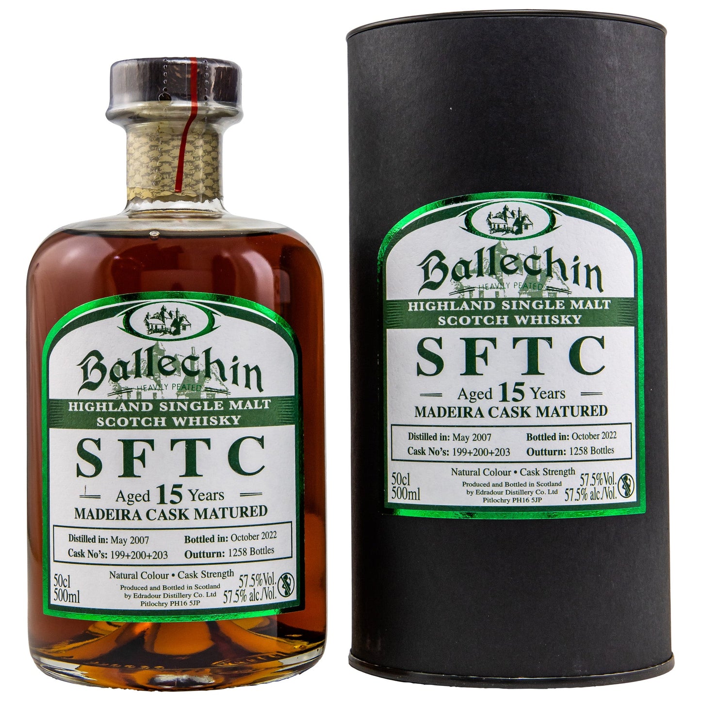 Ballechin | SFTC Madeira Cask #199+200+203 | 15 Jahre | 2007/2022 | 57,5%GET A BOTTLE
