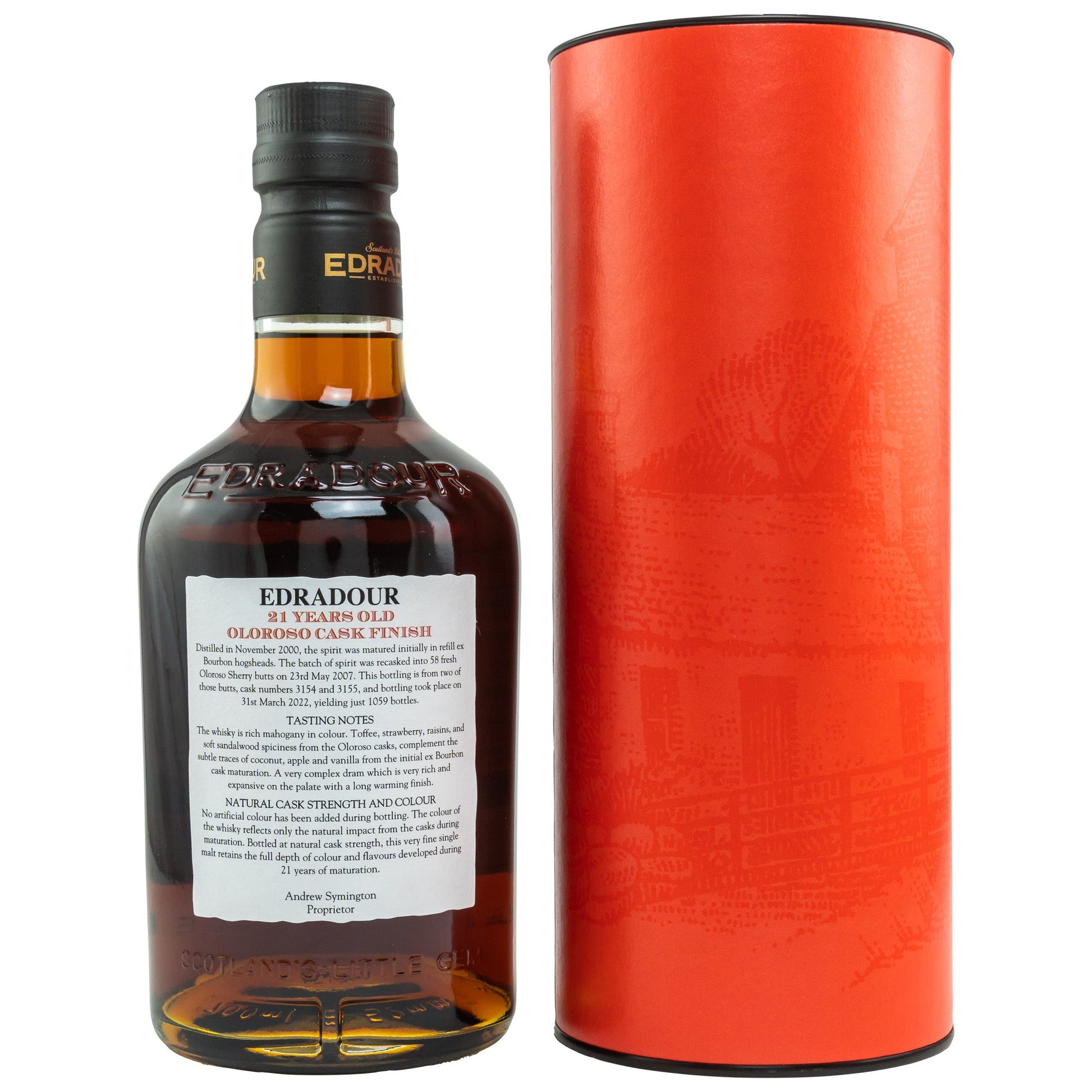 Edradour | 21 Jahre | 2000/2022 | Sherry Finish #3154+3155 | 0,7l | 55,8%GET A BOTTLE