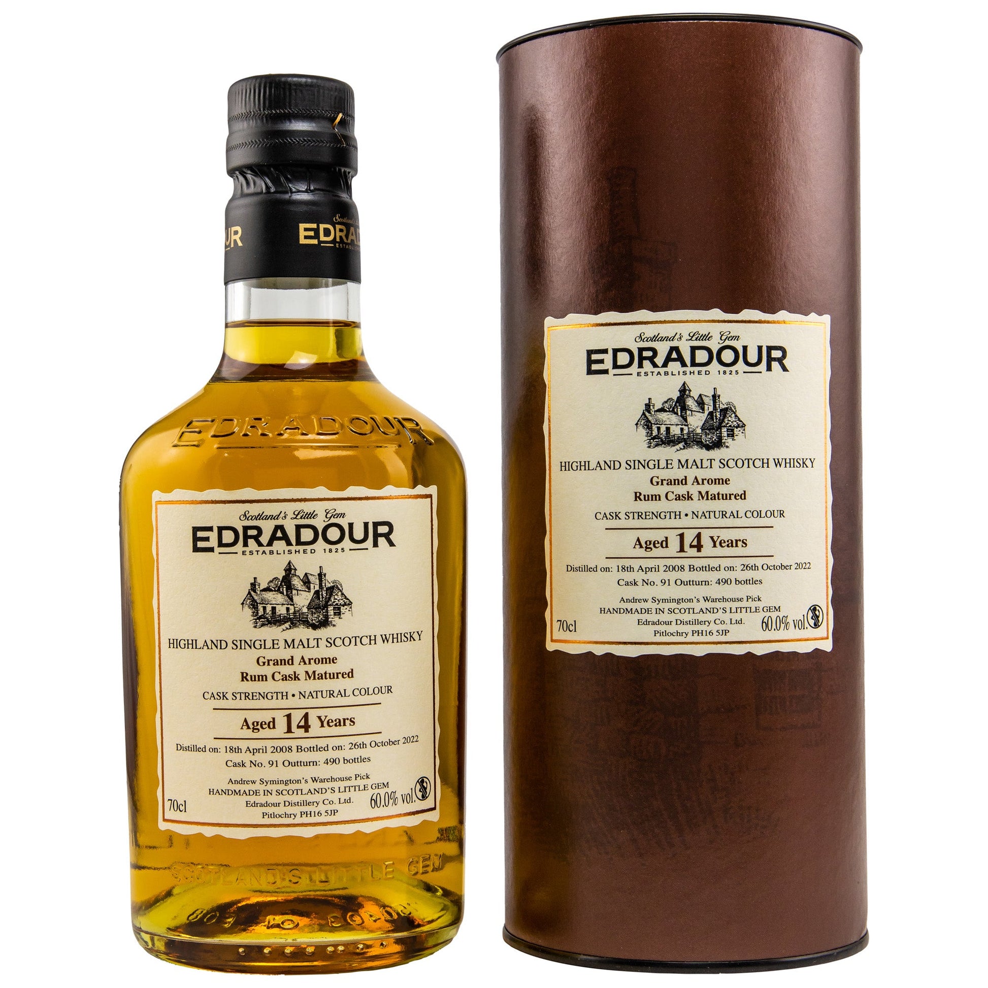 Edradour | Grand Arome Rum Cask #91 | 14 Jahre | 2008/2022 | 60%GET A BOTTLE