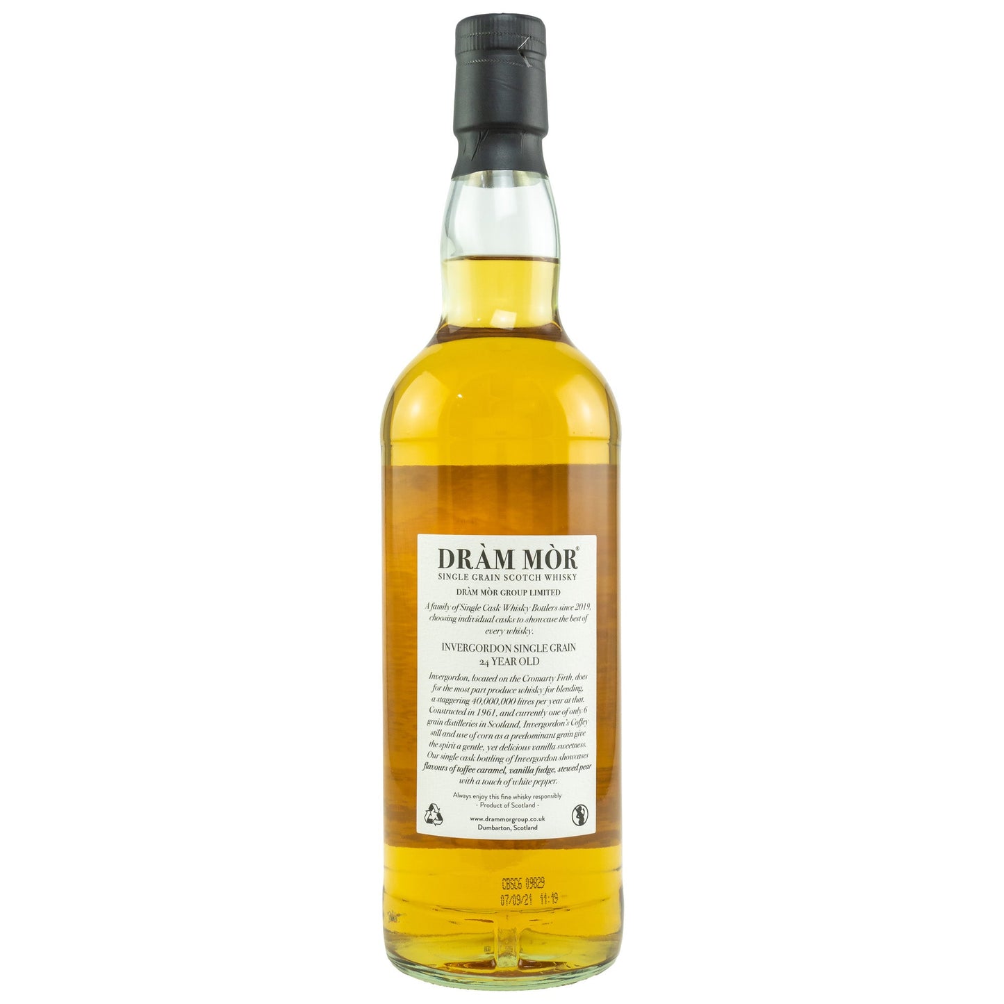 Invergordon | 24 Jahre | 1997/2021 | Dram Mor | Cask #300250 | Single Grain Scotch Whisky | 0,7l | 54,1%GET A BOTTLE