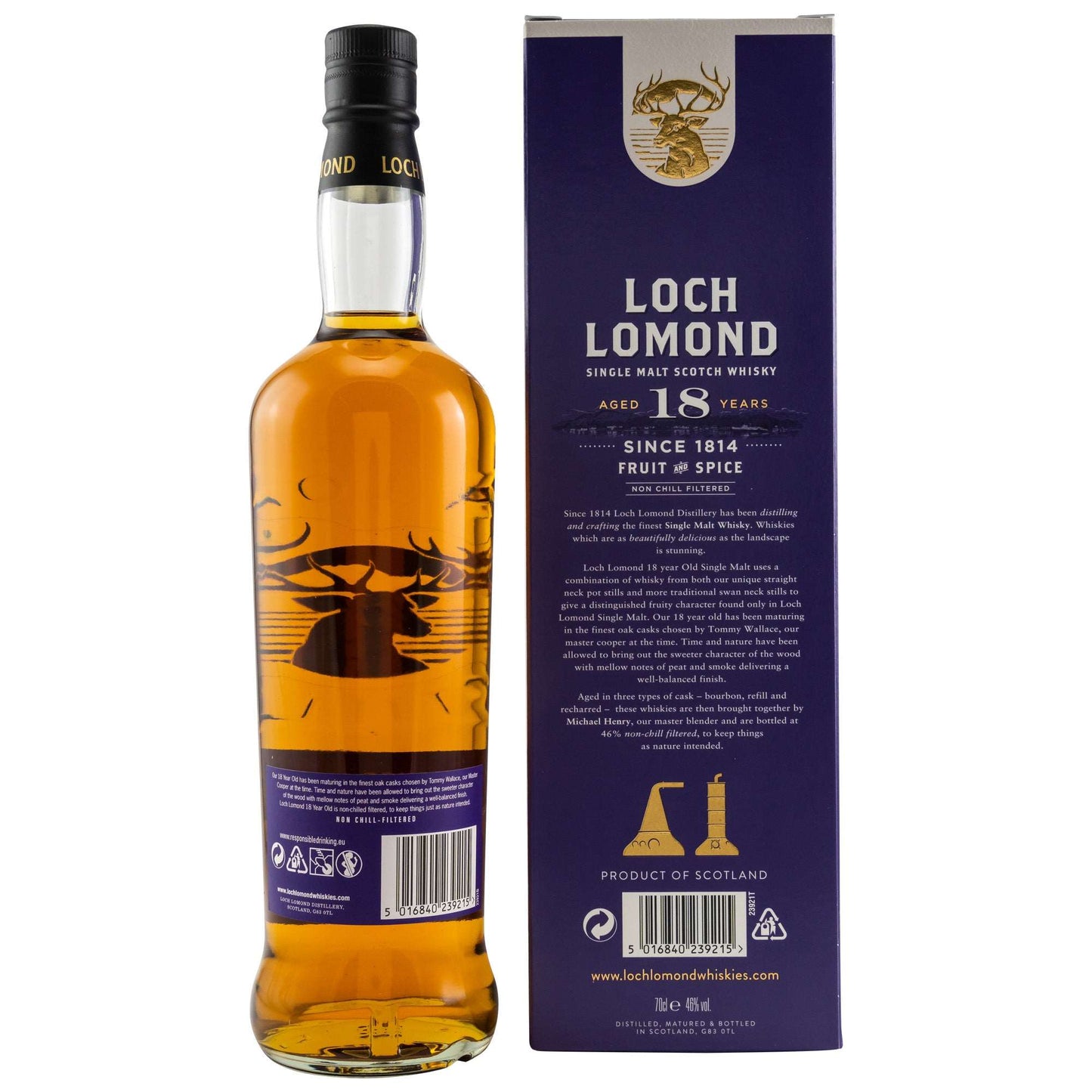 Loch Lomond | 18 Jahre | 0,7l | 46%GET A BOTTLE